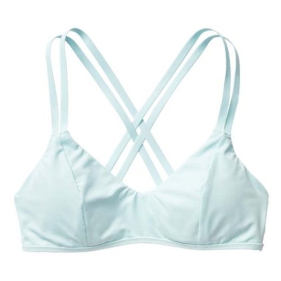 Athleta South Swell Bikini Top XL Blue Swim - Picture 3 of 3